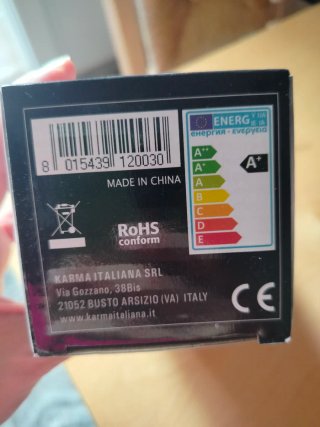 Lampada Karma CLB3 Effetto Luce Rotante