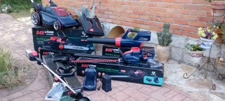 5 máquinas de batería para jardín 80V y 10 Ah