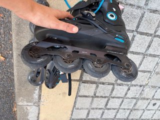 Patines en línea MF500 Talla 42 Negros