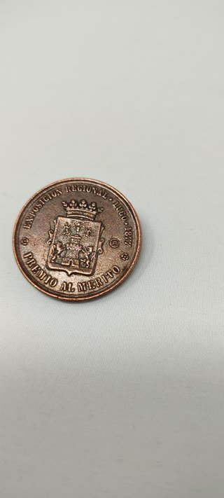 Moneda Exposición Regional Lugo 1877