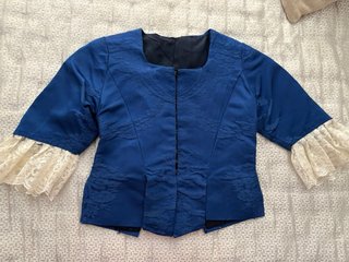 Traje de Fallera azul