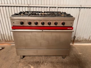Cocina profesional 5 fuegos gas