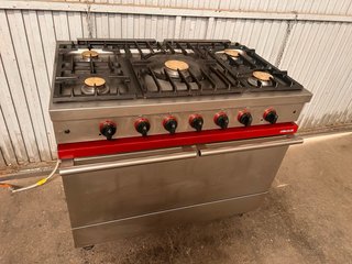 Cocina profesional 5 fuegos gas