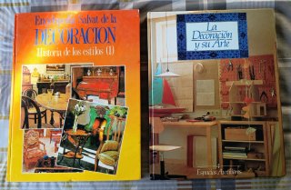 Dos libros de decoración