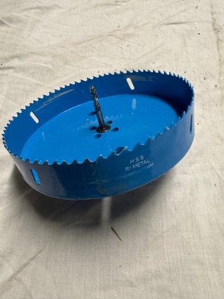 Corona 175mm para taladro Con porta  corona