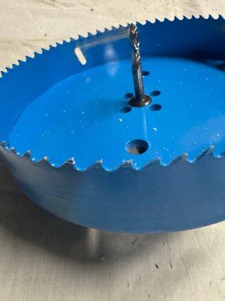 Corona 175mm para taladro Con porta  corona