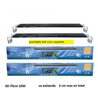 pantalla led acuario 20-70cm pecera varios tamaños