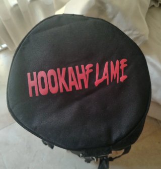 Mochila Hookah Flame Negra