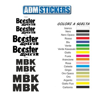 Kit Adesivi MBK Booster Spirit