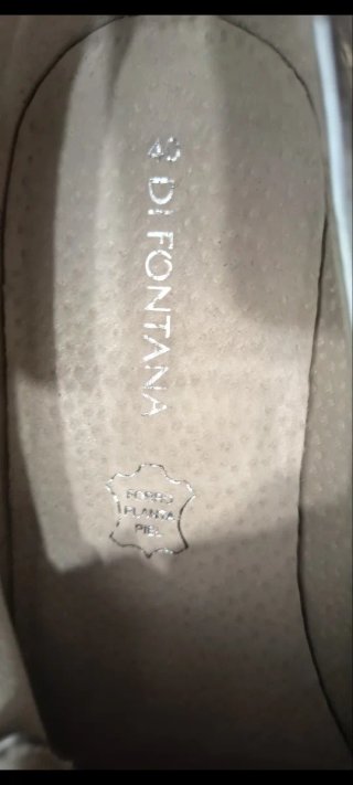 Zapatos plateados, talla 40
