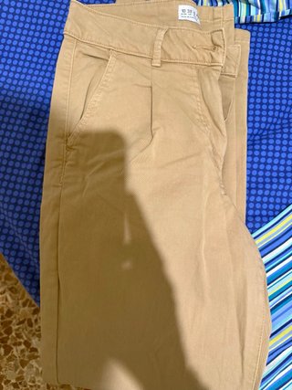 Pantalones mujer beige/marrón