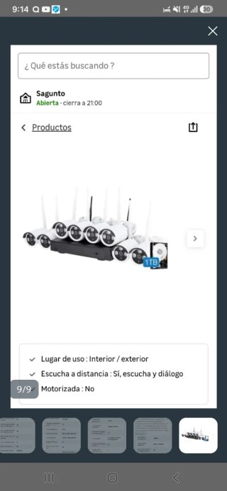 Kit Cámaras Vigilancia 2K WiFi 8CH