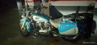 Kawasaki 800 Clásica Plata/Azul