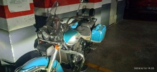 Kawasaki 800 Clásica Plata/Azul