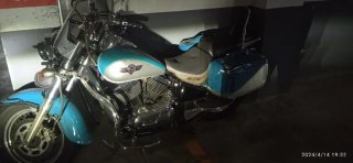 Kawasaki 800 Clásica Plata/Azul
