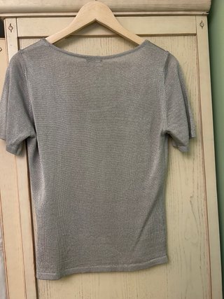 Jersey plateado manga corta El Corte Inglés Talla