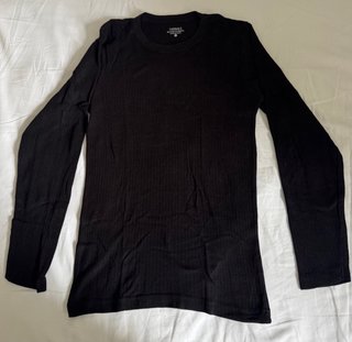 Camiseta térmica Decathlon Negra Manga Larga