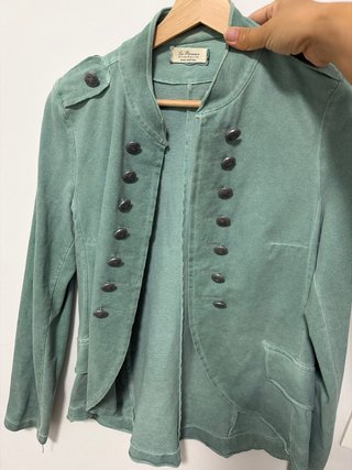 Chaqueta militar verde La Provence Talla L