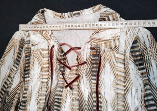 Blusa Boho Setentera Estampado Étnico