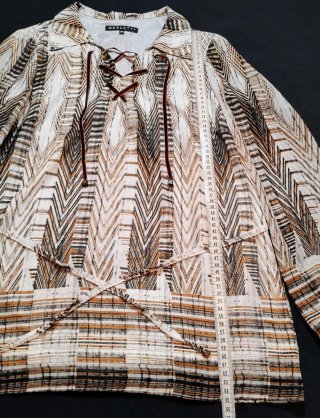 Blusa Boho Setentera Estampado Étnico