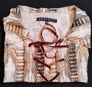 Blusa Boho Setentera Estampado Étnico