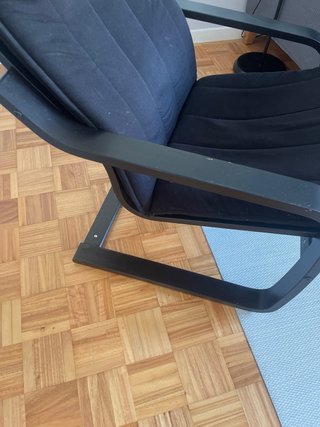Sillón Poäng Ikea Negro