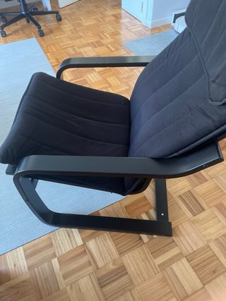 Sillón Poäng Ikea Negro