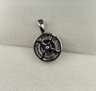 Colgante Oro 18kt Zafiros y Diamantes