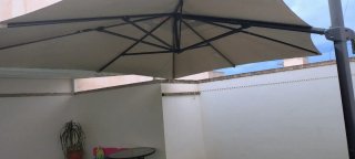 Ombrellone rettangolare monopalo in alluminio 3x4m