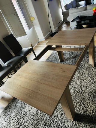 Mesa comedor extensible + 4 sillas