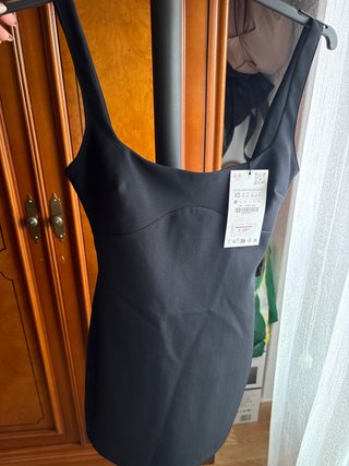 Vestido Negro Zara Talla XS