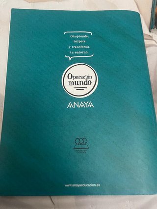 Lengua y Literatura, 4 ESO, Operación mundo