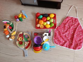Cocina infantil de juguete