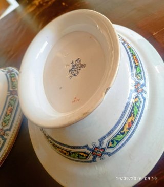 Sopera Antigua Loza Inglesa Minton ALTON S XIX