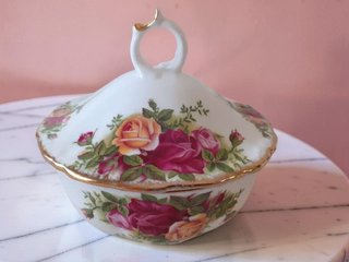 Azucarero Vajilla Royal Albert Old Country Roses