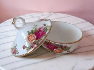 Azucarero Vajilla Royal Albert Old Country Roses