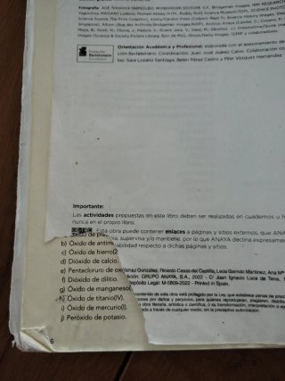 Física y Química 1 Bachillerato : Operación mundo