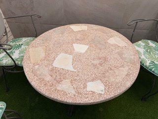 Conjunto Mesa Mosaico y 4 Sillas Jardín