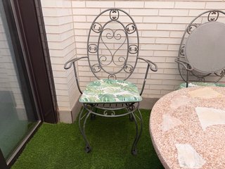 Conjunto Mesa Mosaico y 4 Sillas Jardín