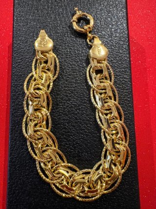 Bracciale donna placcato oro ITALY 750