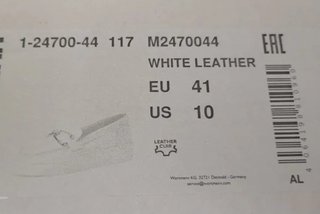 Mocasines Tamaris Piel Blanca Talla 41