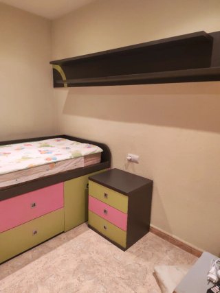 Cama nido juvenil 90cm con estanterías
