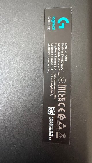 Teclado Mecánico Logitech G413 SE Negro