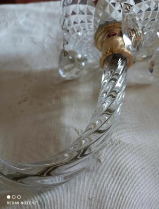 Brazo para lámpara araña de cristal