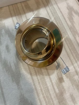 Focos de techo dorados (6 unidades)