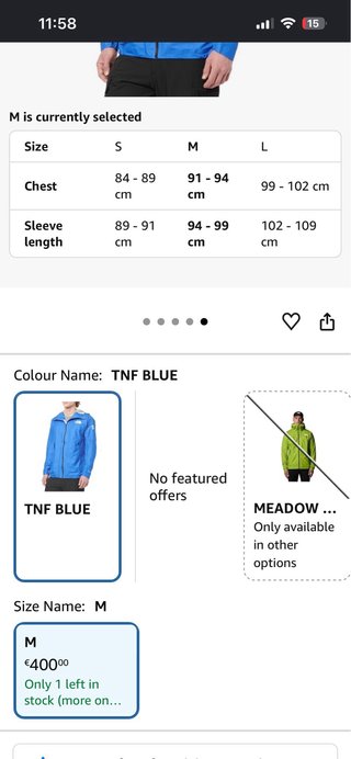 Giubbotto sci The North Face Ceptor Blu
