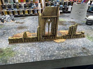 Escenografía Warhammer 40k para plantillas de 11ª