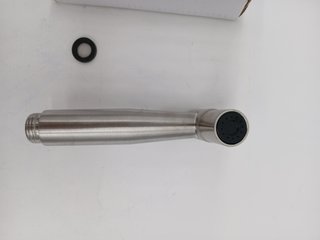 Rociador de Bidé de Mano-MUMENG Alcachofa Ducha Alta PresióN de Acero Inoxidable con Conector G1/2 P