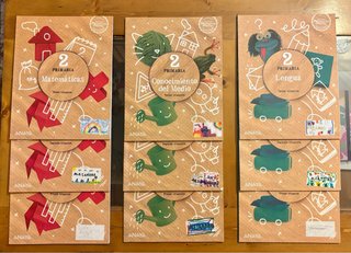 Lote libros 2 primaria Anaya