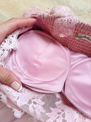 Vestido de tul rosa